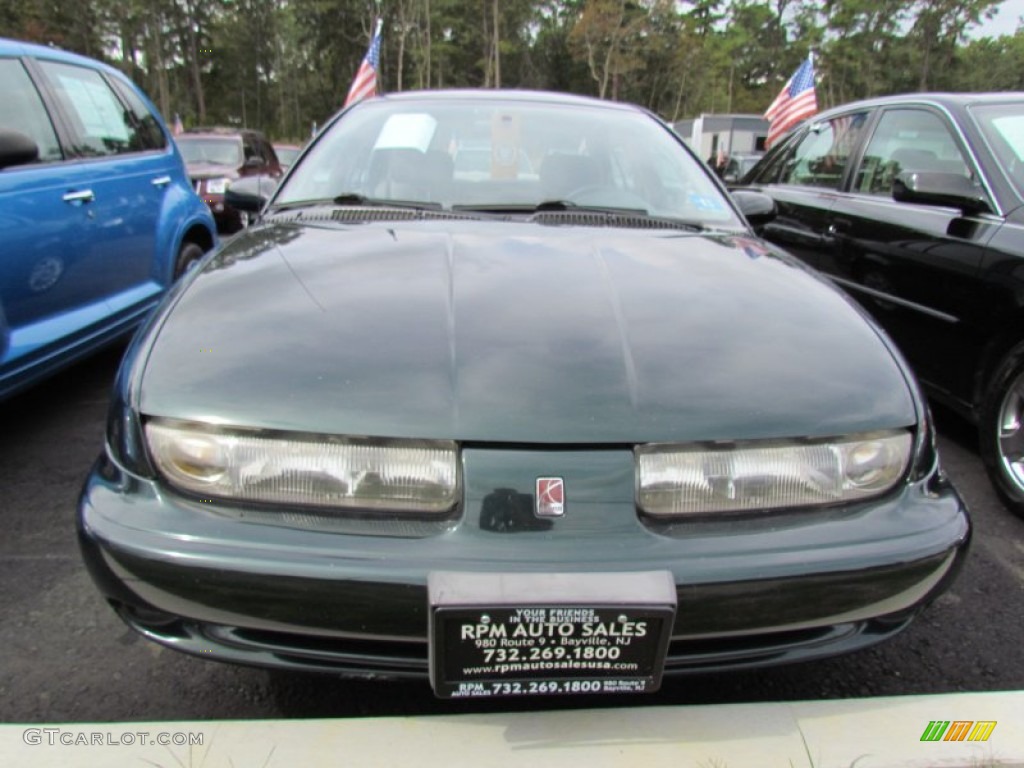 1998 S Series SL2 Sedan - Dark Green Metallic / Black/Gray photo #2