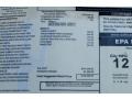 2010 Maserati GranTurismo Convertible GranCabrio Window Sticker