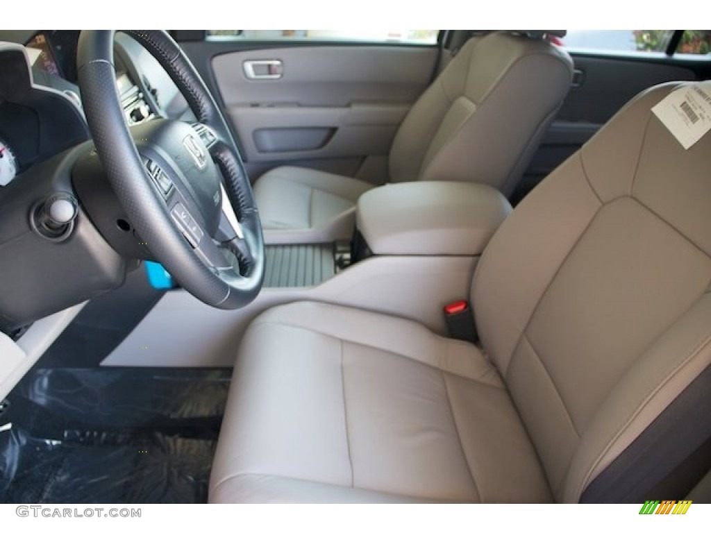 Gray Interior 2013 Honda Pilot EX-L Photo #71527816