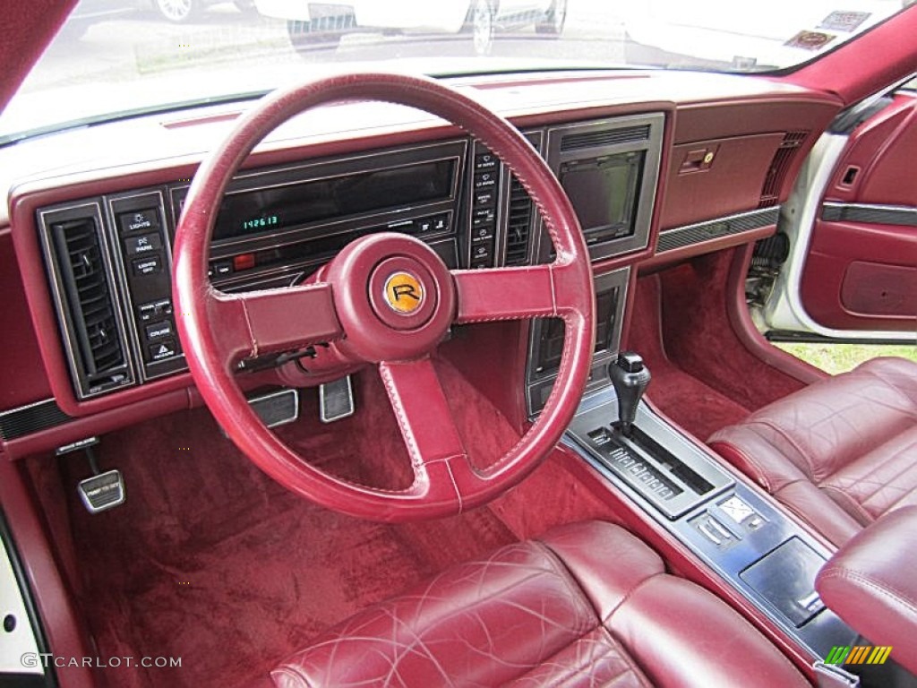 1989 Buick Reatta Coupe Red Dashboard Photo #71528776
