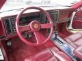 1989 Buick Reatta Red Interior Dashboard Photo
