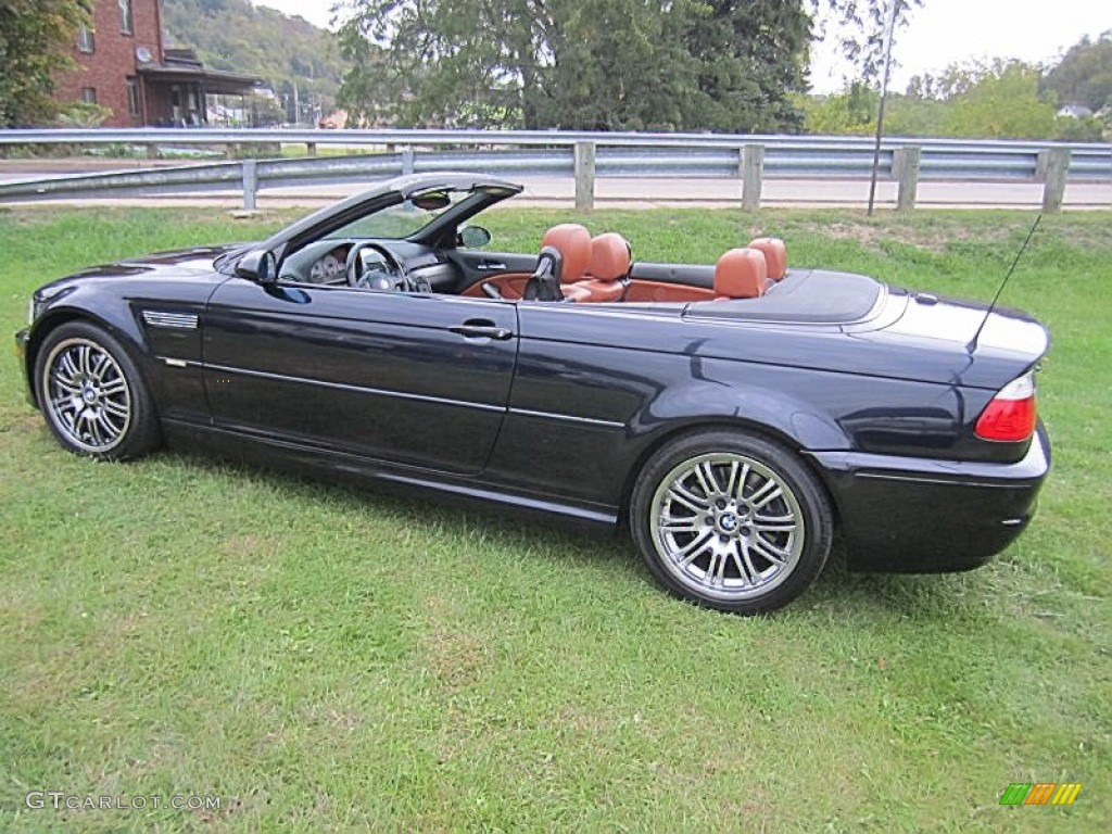 2002 M3 Convertible - Carbon Black Metallic / Cinnamon photo #29