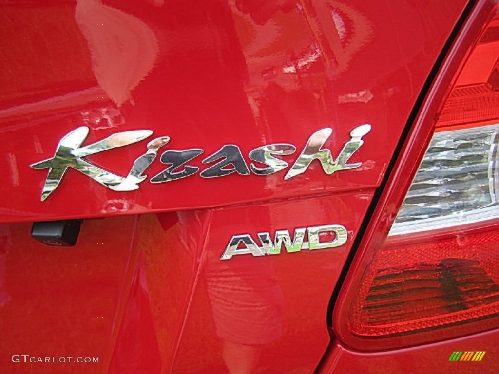 2011 Kizashi GTS AWD - Vivid Red / Black photo #9
