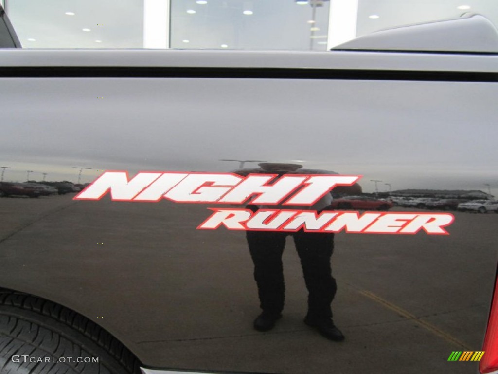 2006 Ram 1500 SRT-10 Night Runner Regular Cab - Black / Medium Slate Gray photo #20