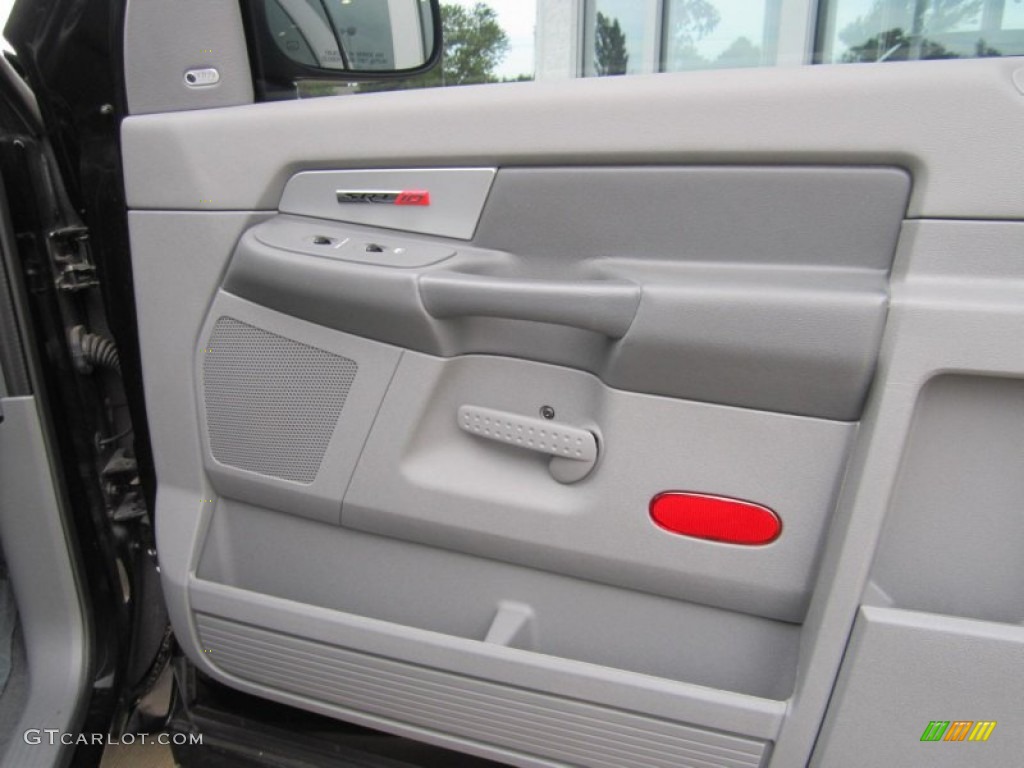 2006 Dodge Ram 1500 SRT-10 Night Runner Regular Cab Medium Slate Gray Door Panel Photo #71533363