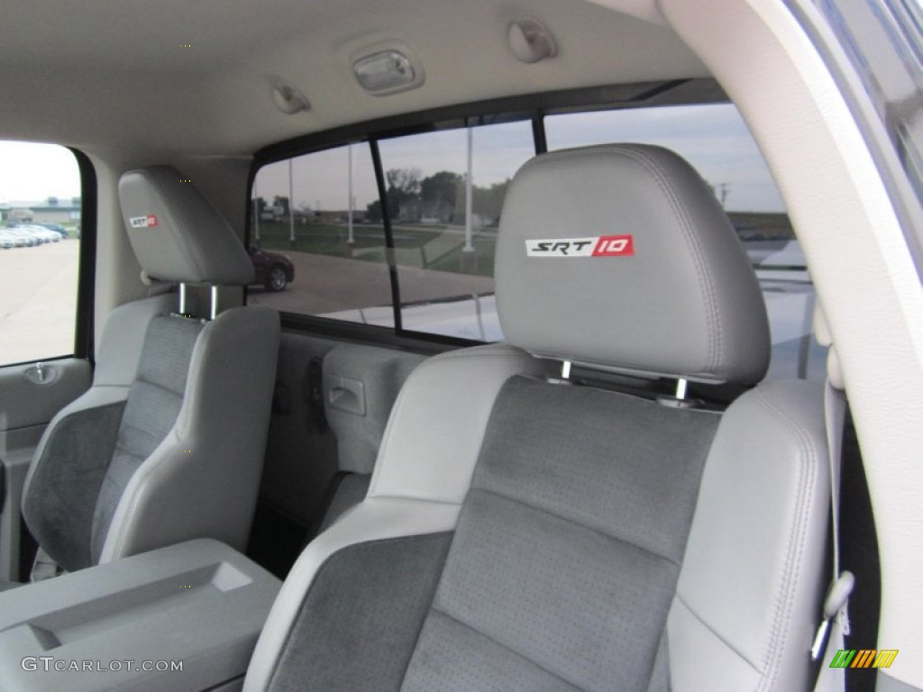 Medium Slate Gray Interior 2006 Dodge Ram 1500 SRT-10 Night Runner Regular Cab Photo #71533438