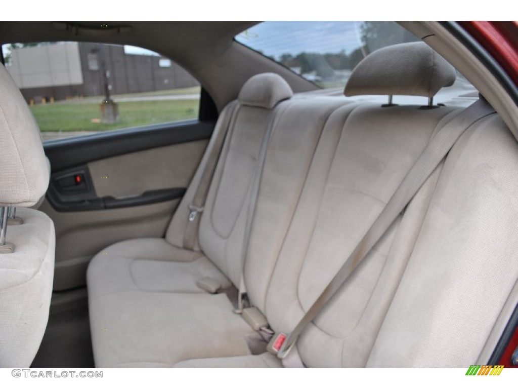 2006 Kia Spectra EX Sedan Rear Seat Photo #71533468