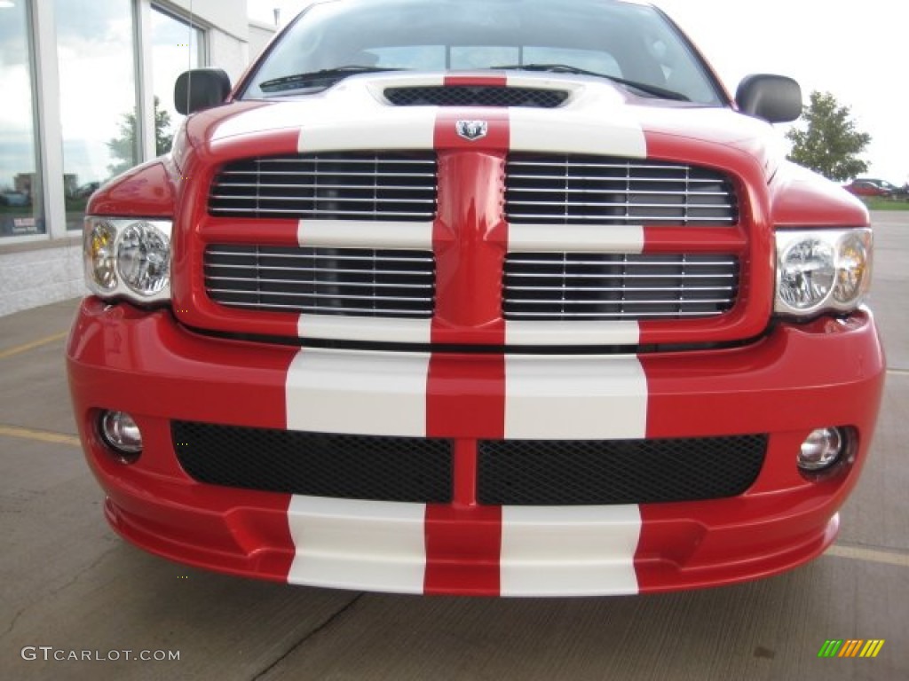 2004 Ram 1500 SRT-10 Regular Cab - Flame Red / Dark Slate Gray photo #3