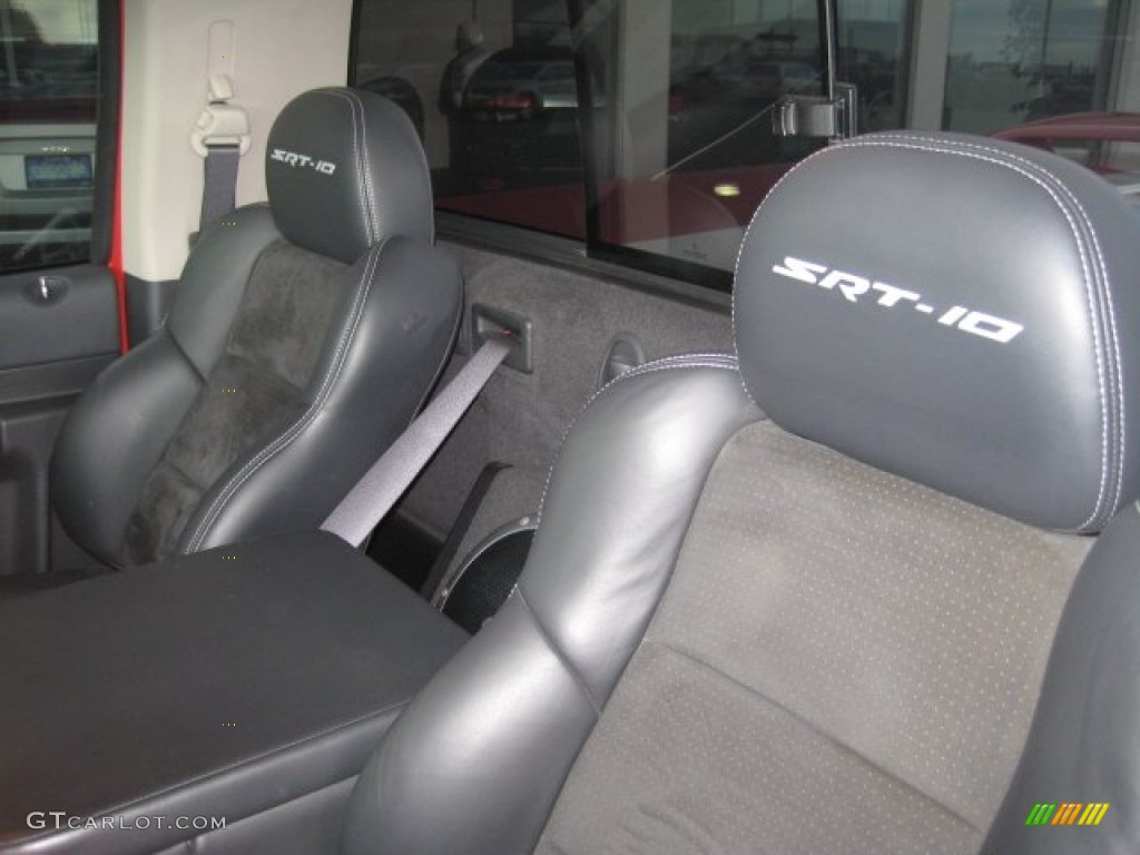 Dark Slate Gray Interior 2004 Dodge Ram 1500 SRT-10 Regular Cab Photo #71533819
