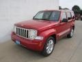 2010 Inferno Red Crystal Pearl Jeep Liberty Limited 4x4  photo #2