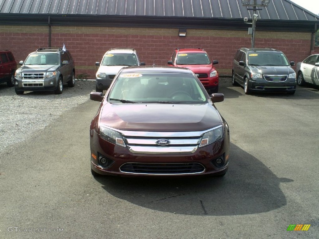 2012 Fusion SE V6 - Bordeaux Reserve Metallic / Charcoal Black photo #7