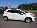 2013 Clear White Kia Rio LX 5-Door  photo #5