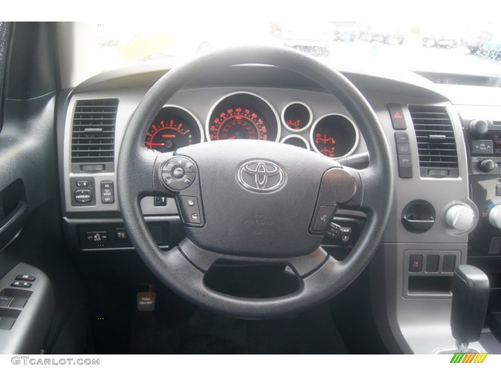 2011 Tundra SR5 Double Cab - Pyrite Mica / Black photo #22