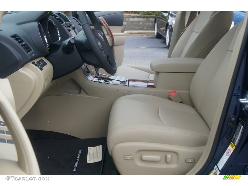 Sand Beige Interior 2013 Toyota Highlander Limited Photo #71536679
