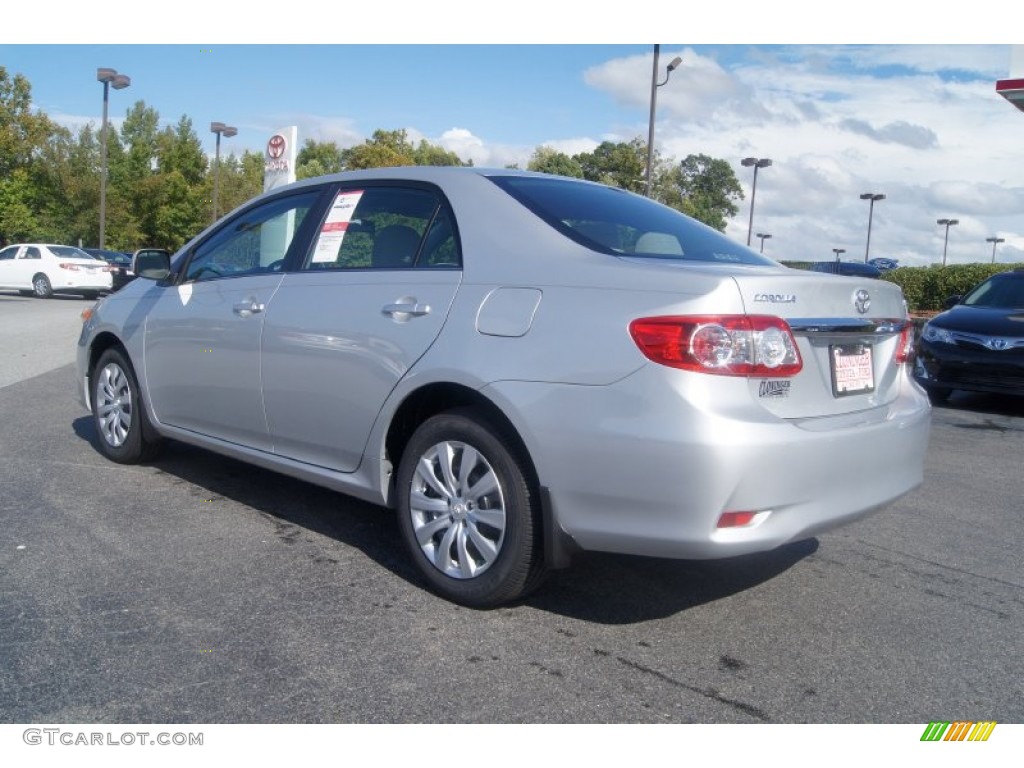 2013 Corolla LE - Classic Silver Metallic / Dark Charcoal photo #3