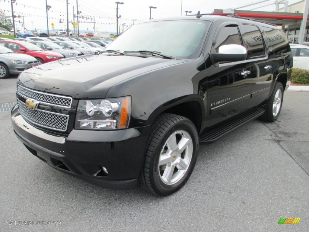 Black 2007 Chevrolet Suburban 1500 LTZ 4x4 Exterior Photo #71537398