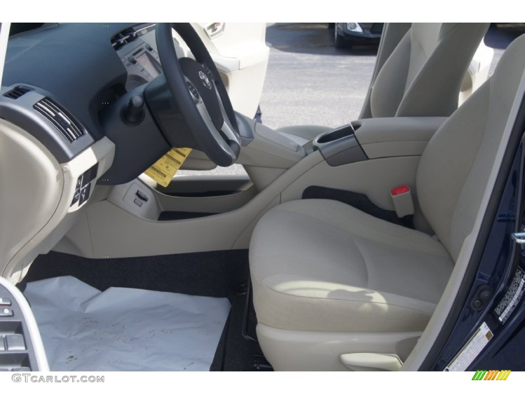 2012 Prius 3rd Gen Two Hybrid - Nautical Blue Metallic / Bisque photo #9