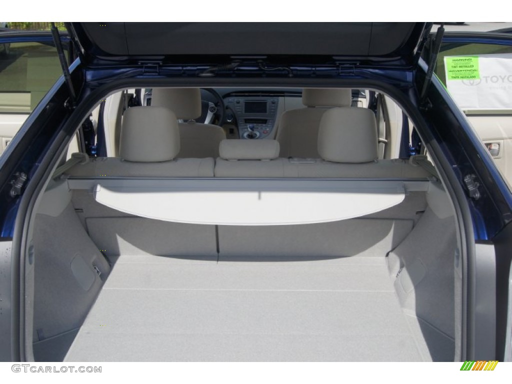 2012 Prius 3rd Gen Two Hybrid - Nautical Blue Metallic / Bisque photo #11