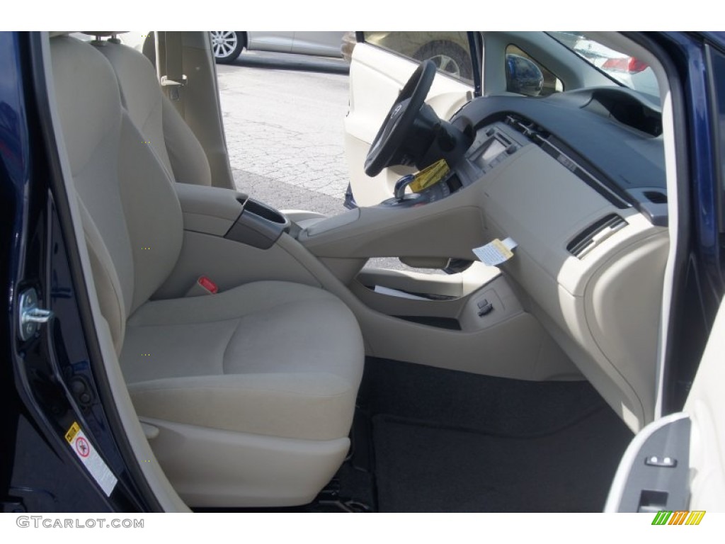 2012 Prius 3rd Gen Two Hybrid - Nautical Blue Metallic / Bisque photo #13