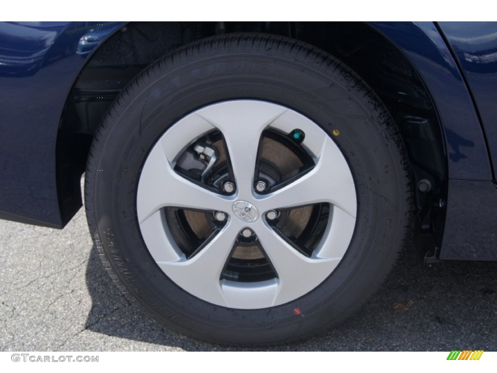 2012 Prius 3rd Gen Two Hybrid - Nautical Blue Metallic / Bisque photo #17