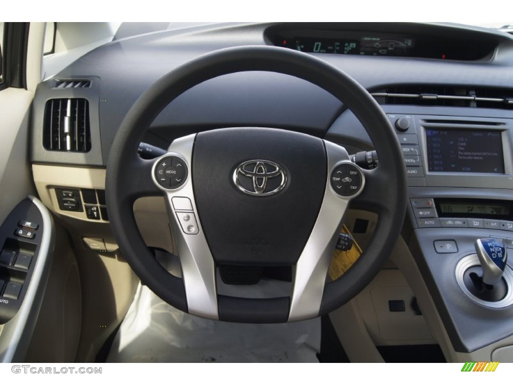 2012 Prius 3rd Gen Two Hybrid - Nautical Blue Metallic / Bisque photo #20