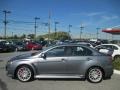 Mercury Gray 2013 Mitsubishi Lancer Evolution GSR Exterior