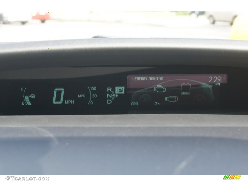 2012 Prius 3rd Gen Two Hybrid - Nautical Blue Metallic / Bisque photo #27