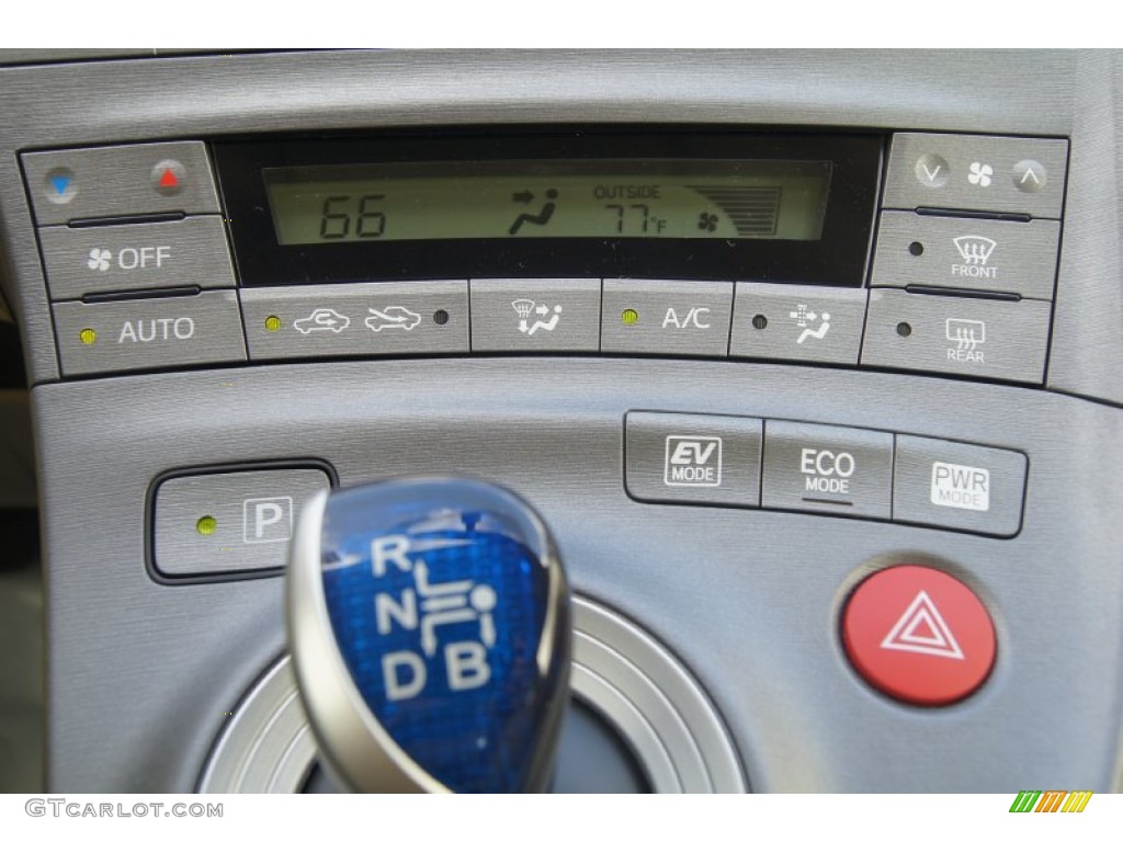 2012 Prius 3rd Gen Two Hybrid - Nautical Blue Metallic / Bisque photo #29