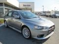 Mercury Gray 2013 Mitsubishi Lancer Evolution GSR Exterior