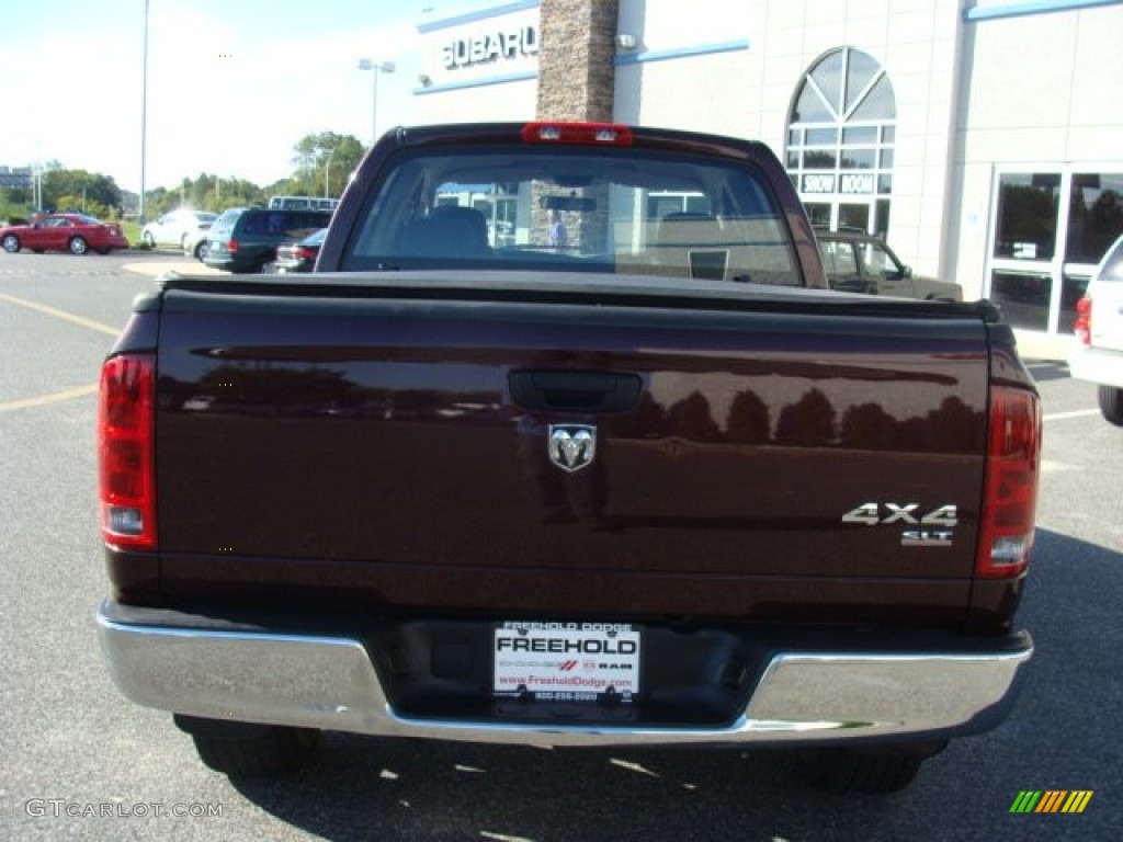 2005 Ram 1500 SLT Quad Cab 4x4 - Deep Molten Red Pearl / Dark Slate Gray photo #5