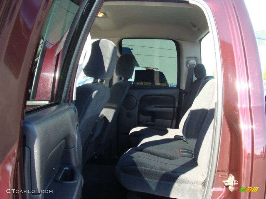 2005 Ram 1500 SLT Quad Cab 4x4 - Deep Molten Red Pearl / Dark Slate Gray photo #8