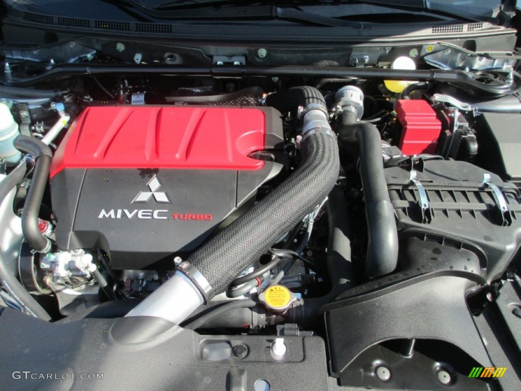 2013 Mitsubishi Lancer Evolution GSR 2.0 liter Turbocharged DOHC 16-Valve MIVEC 4 Cylinder Engine Photo #71538691