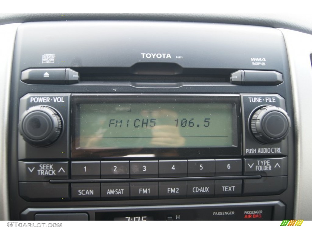 2012 Toyota Tacoma V6 SR5 Access Cab 4x4 Audio System Photo #71538769