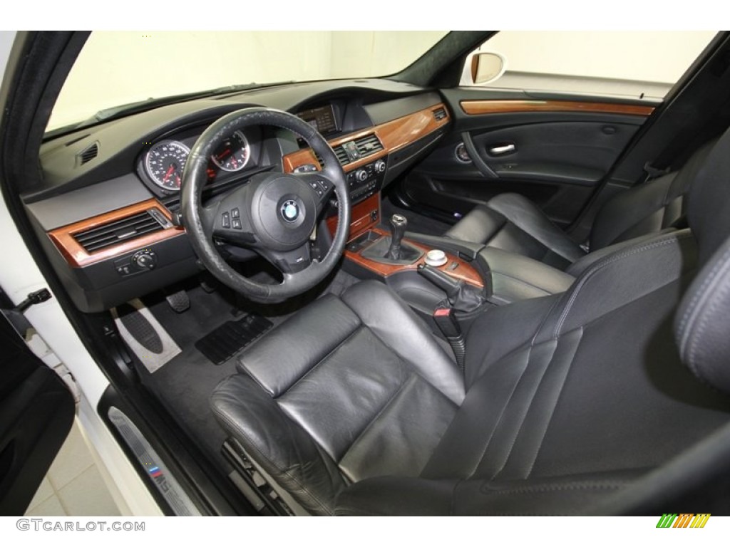 Black Interior 2008 BMW M5 Sedan Photo #71538826