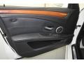 2008 BMW M5 Black Interior Door Panel Photo