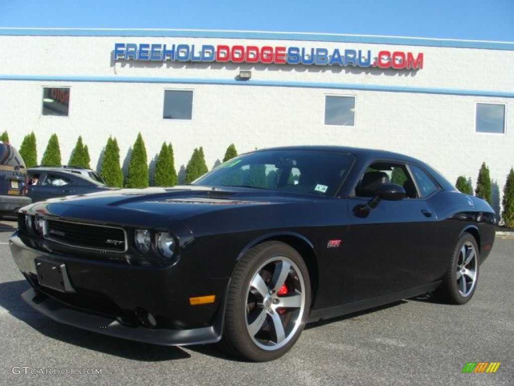 2011 Challenger SRT8 392 - Brilliant Black Crystal Pearl / Dark Slate Gray photo #1