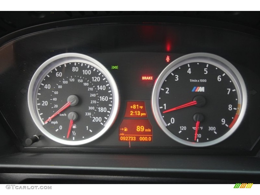 2008 BMW M5 Sedan Gauges Photo #71539120