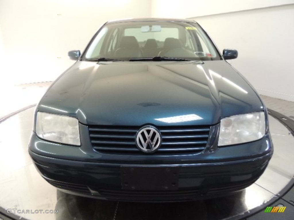 2002 Jetta GLS 1.8T Sedan - Baltic Green / Black photo #2