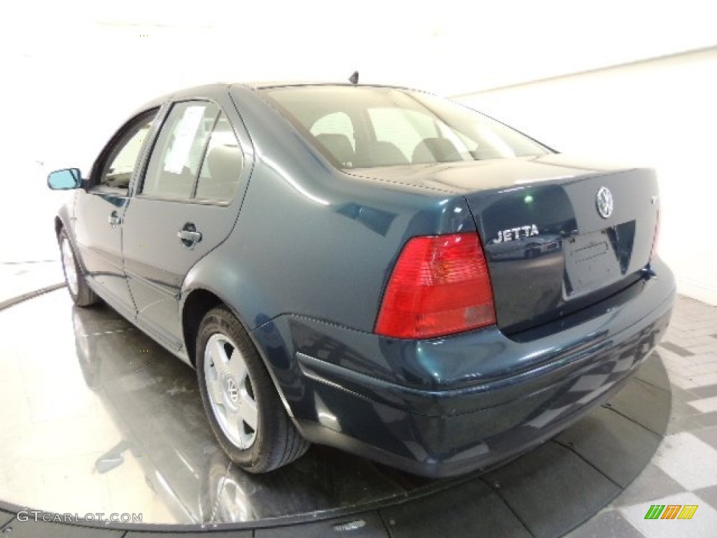 2002 Jetta GLS 1.8T Sedan - Baltic Green / Black photo #8