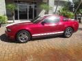 Red Candy Metallic 2012 Ford Mustang V6 Premium Coupe Exterior