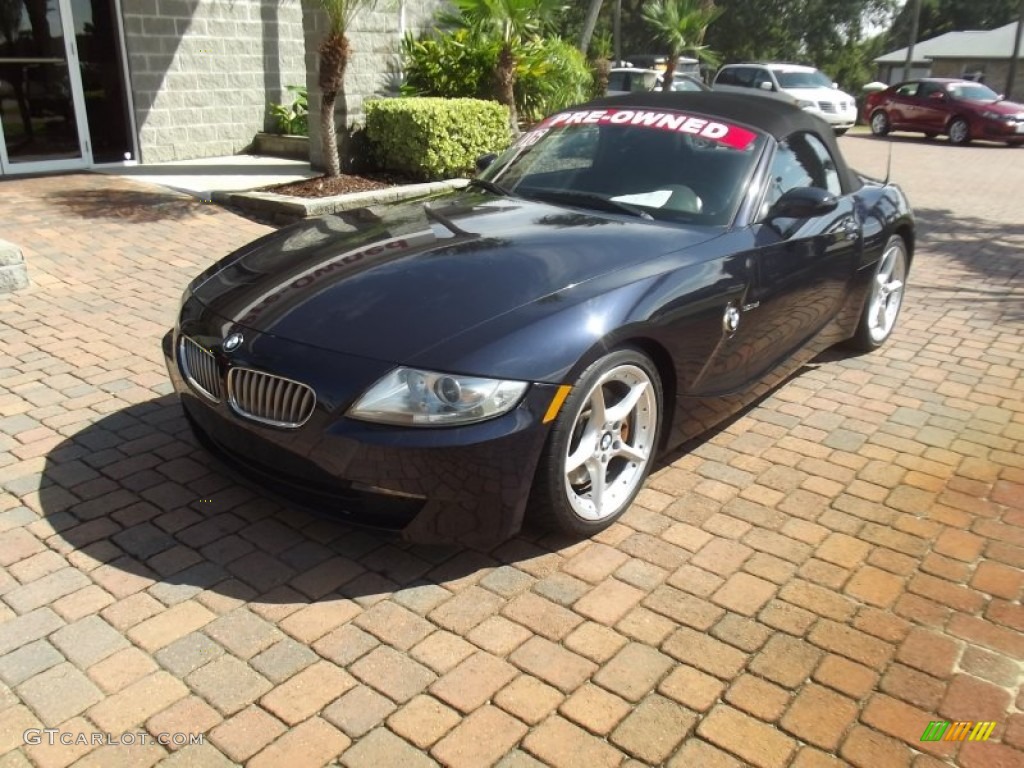2006 Z4 3.0si Roadster - Monaco Blue Metallic / Black photo #1
