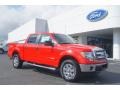 Race Red 2013 Ford F150 XLT SuperCrew 4x4 Exterior