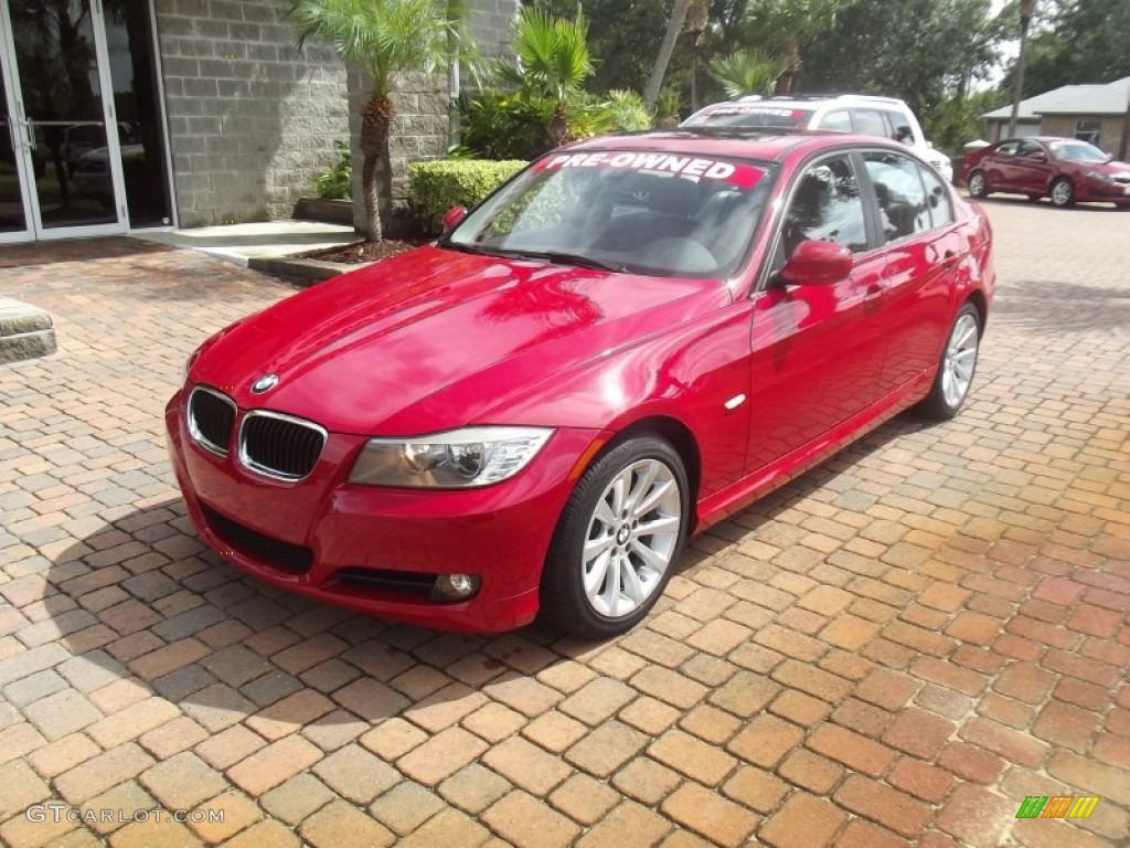2011 3 Series 328i Sedan - Crimson Red / Gray Dakota Leather photo #1