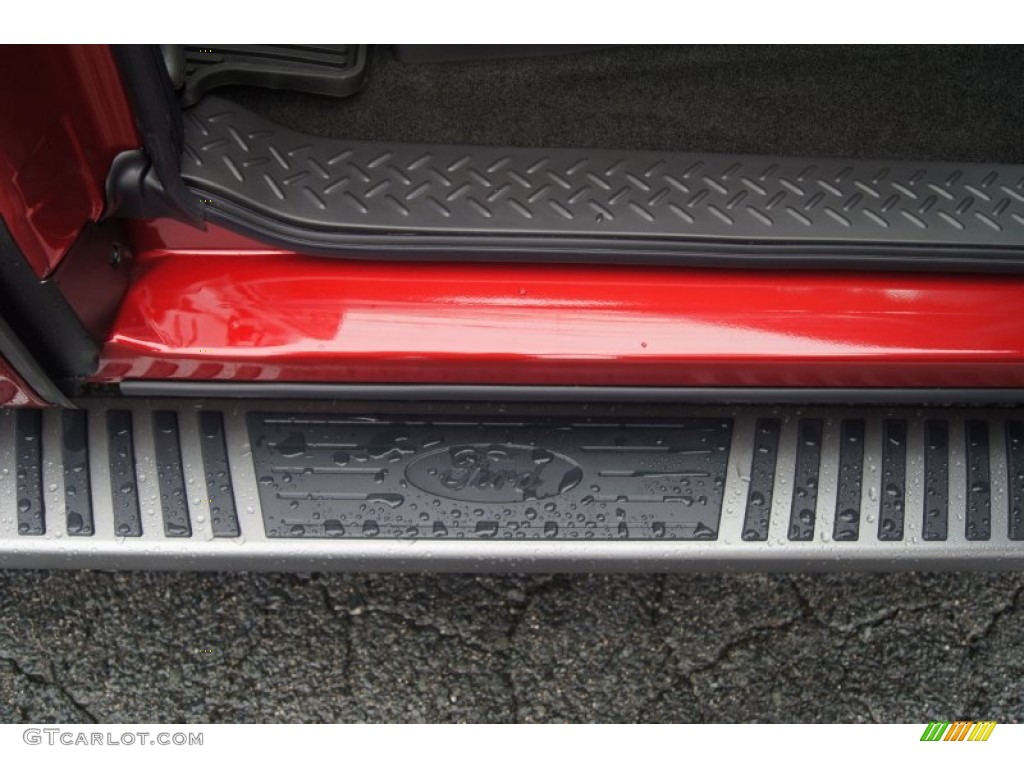 2013 F150 FX4 SuperCab 4x4 - Ruby Red Metallic / Black photo #18