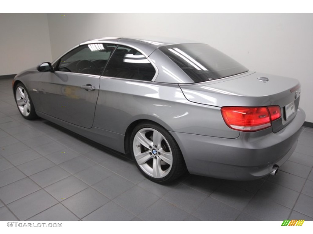 2009 3 Series 335i Convertible - Space Grey Metallic / Black photo #5