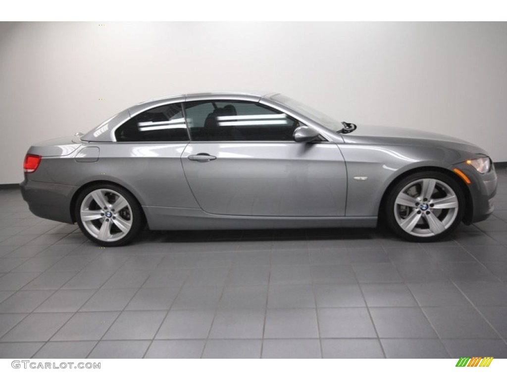 2009 3 Series 335i Convertible - Space Grey Metallic / Black photo #8