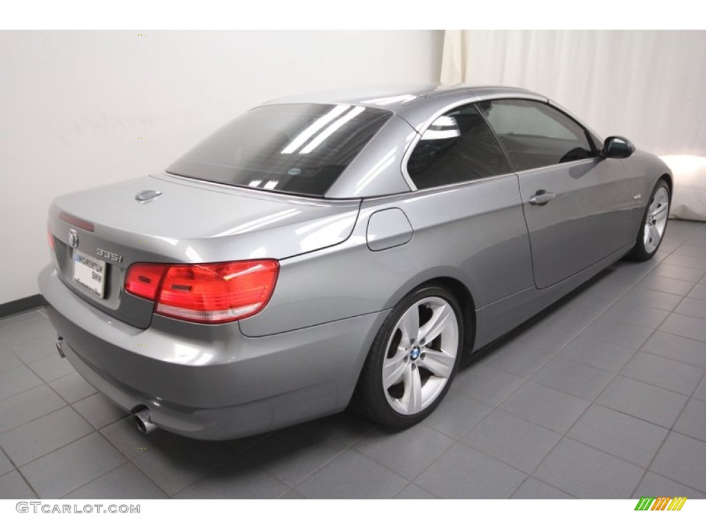 2009 3 Series 335i Convertible - Space Grey Metallic / Black photo #12