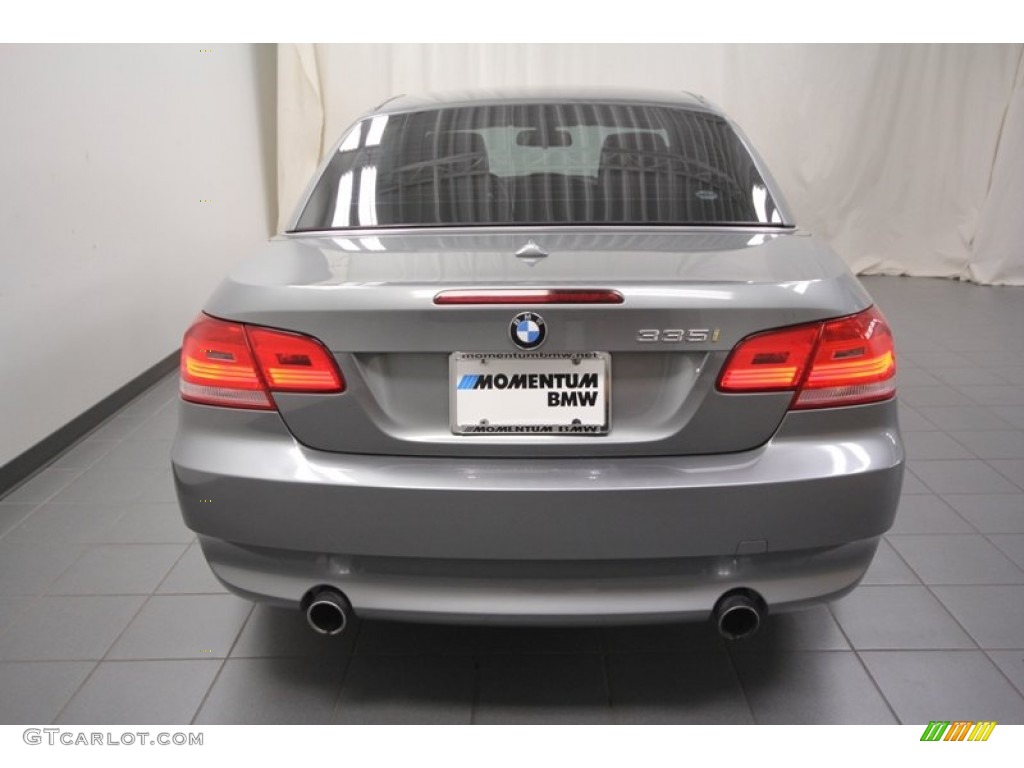 2009 3 Series 335i Convertible - Space Grey Metallic / Black photo #13