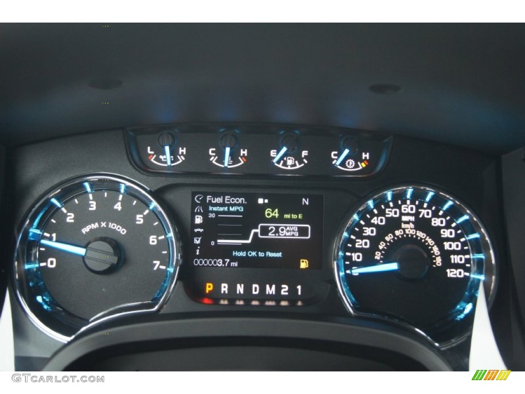 2013 Ford F150 XLT SuperCrew 4x4 Gauges Photo #71541031
