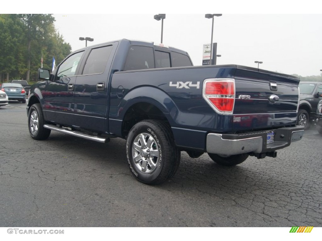 Blue Jeans Metallic 2013 Ford F150 XLT SuperCrew 4x4 Exterior Photo #71541139